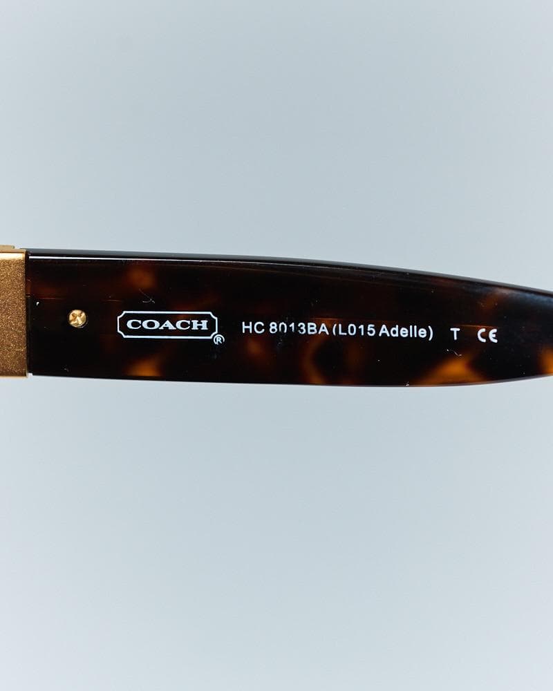 【58□17-140】COACH 度なしベッコウサングラス