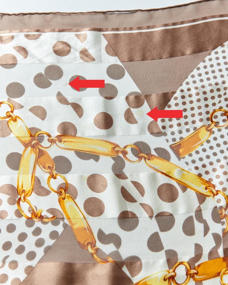 【56cm×56cm】Christian Dior タグ付 シルクスカーフ