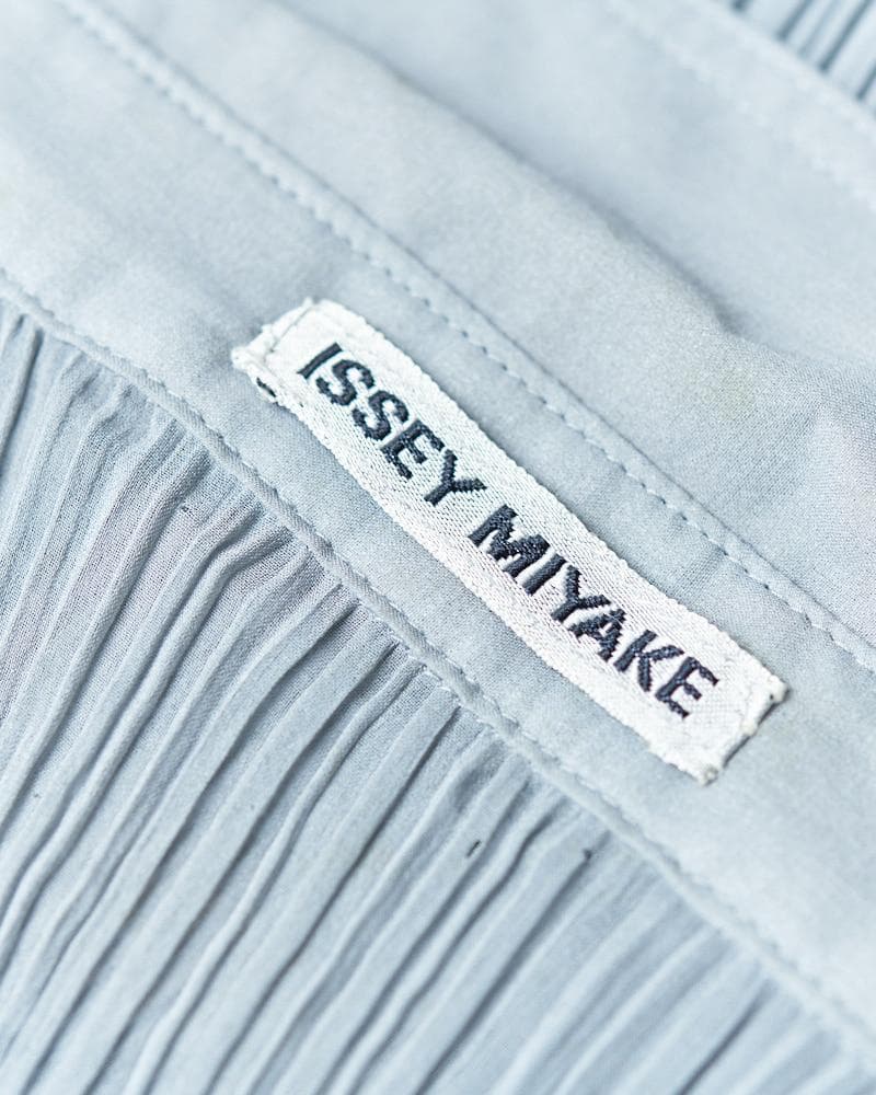 【SIZE : L】 ISSEY MIYAKE 長袖プリーツボタンダウンシャツ