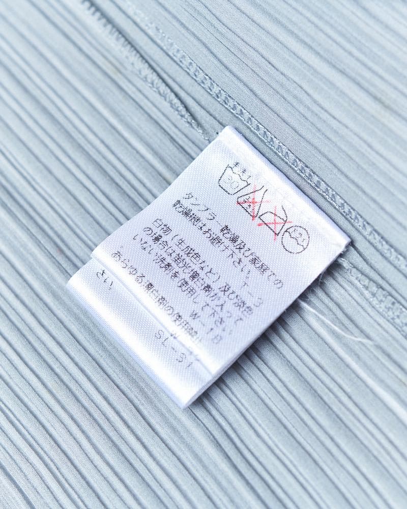 【SIZE : L】 ISSEY MIYAKE 長袖プリーツボタンダウンシャツ