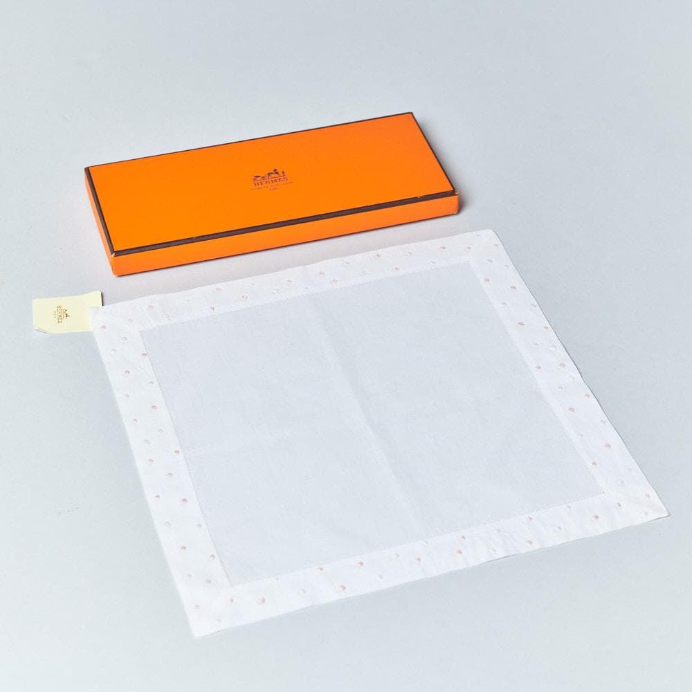 【30cm×30cm】HERMES　コットンハンカチ