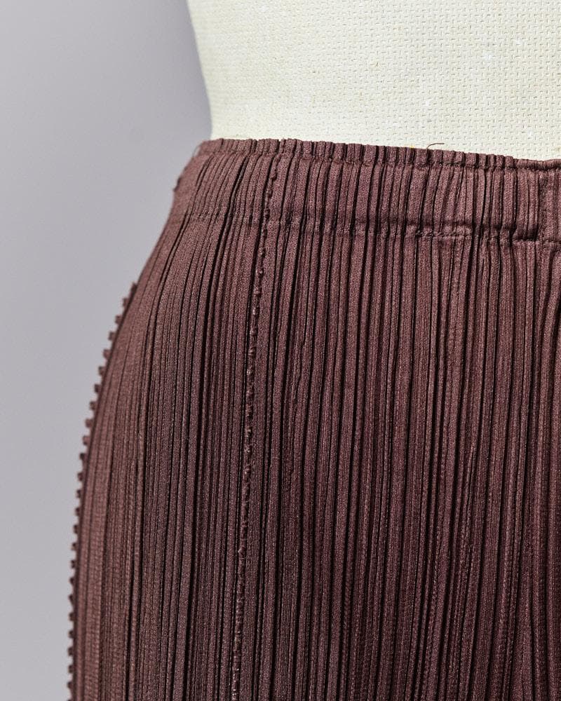 【SIZE:3】PLEATS PLEASE イッセイミヤケ ロングslitパンツ