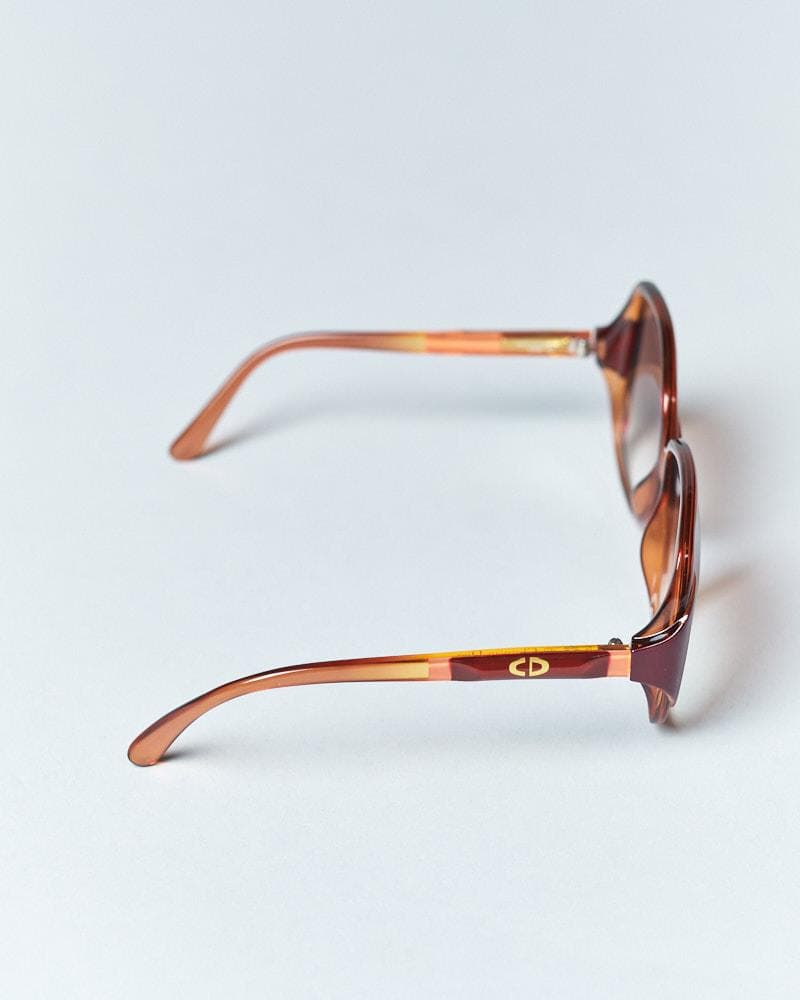 ケース付 70s-80s Christian Dior ヴィンテージサングラス