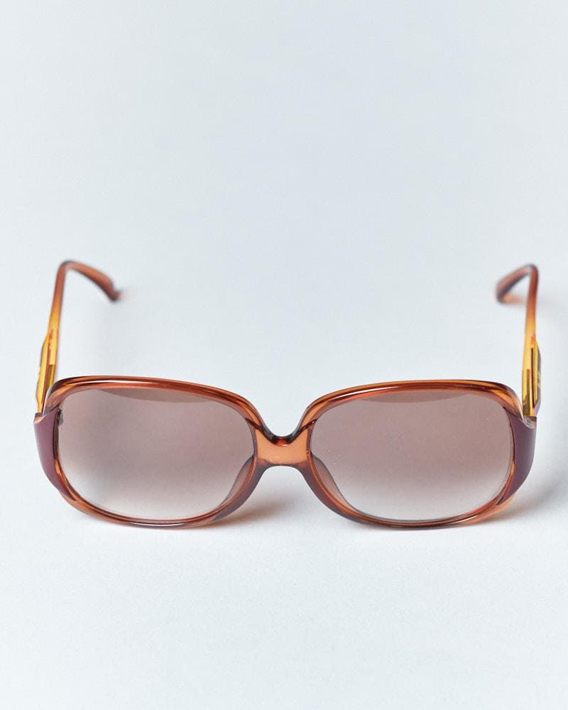 ケース付 70s-80s Christian Dior ヴィンテージサングラス