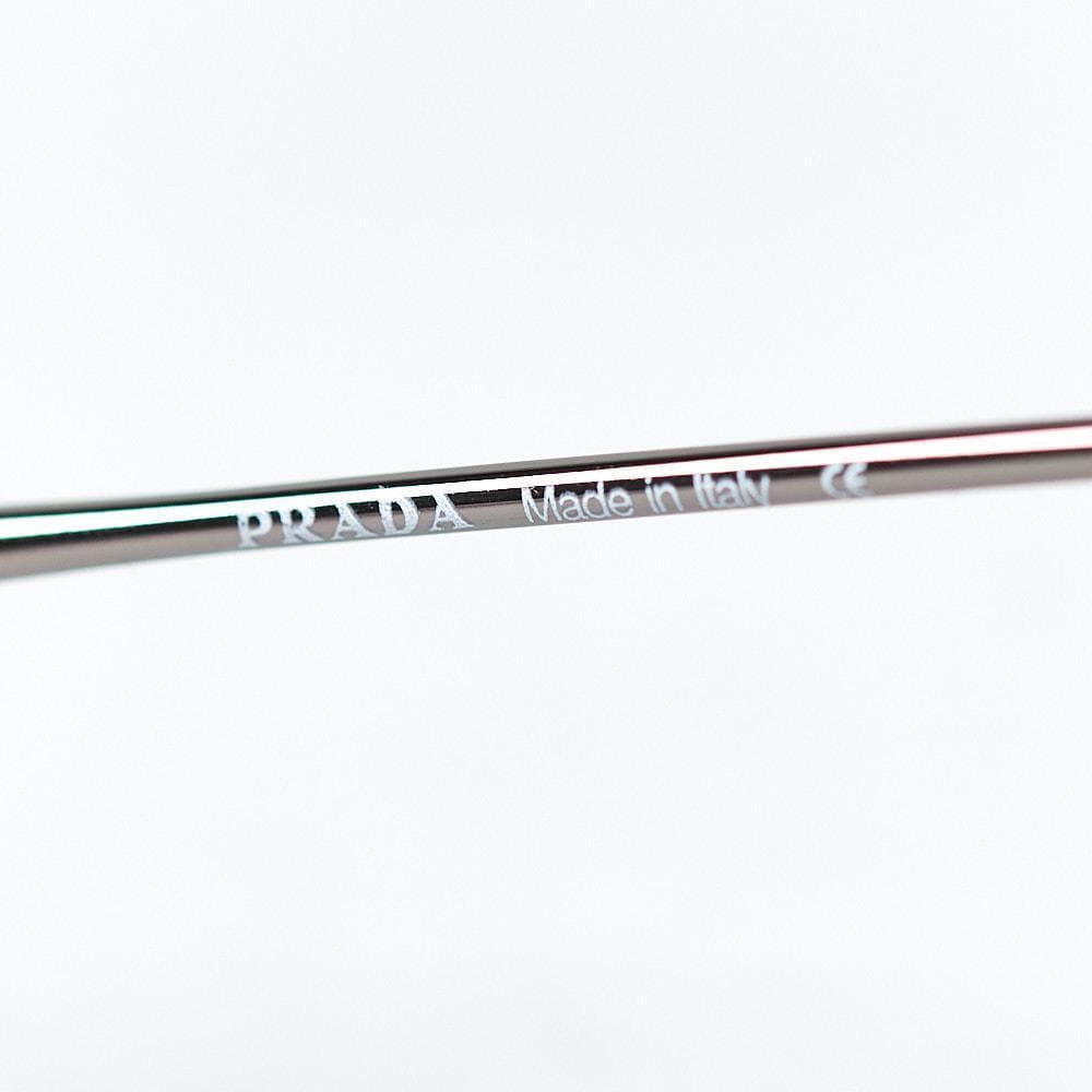 【PRADA/60□17/ケース付】カラーレンズ メタルフレーム 薄パープル