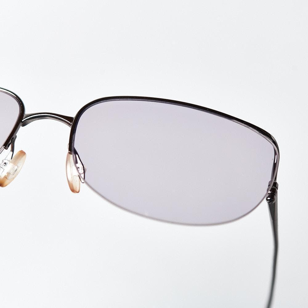 【PRADA/60□17/ケース付】カラーレンズ メタルフレーム 薄パープル