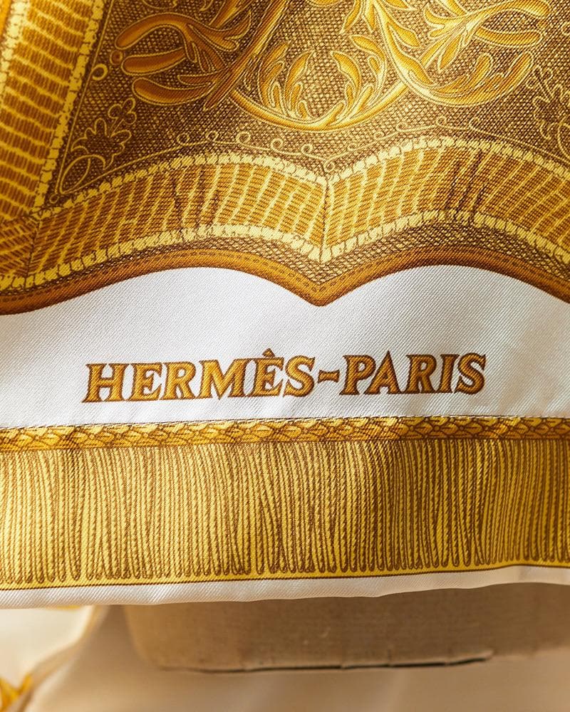 【SIZE:L】HERMES シルク トップス