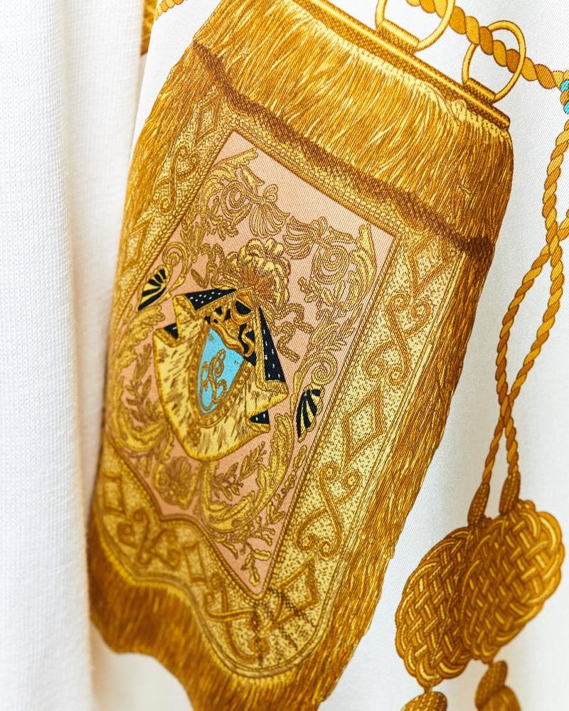 【SIZE:L】HERMES シルク トップス