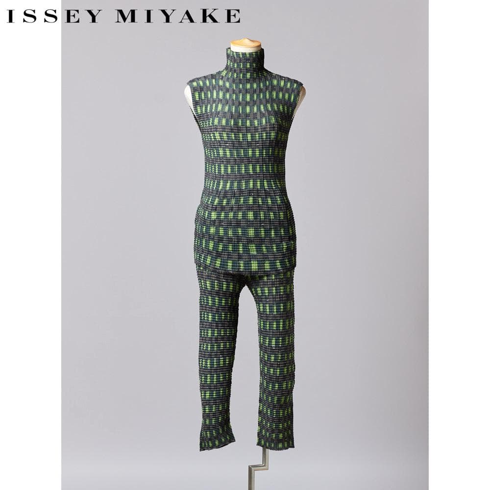 【SIZE:L】2PC ISSEY MIYAKE 　イッセイミヤケ セットアップ