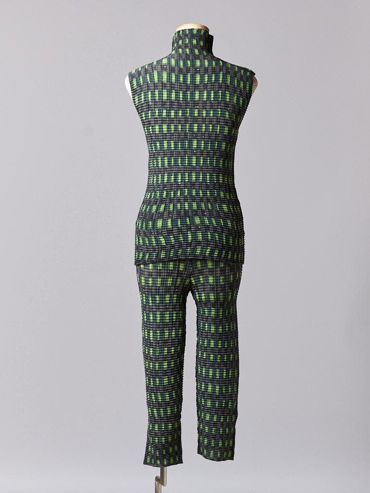 【SIZE:L】2PC ISSEY MIYAKE 　イッセイミヤケ セットアップ