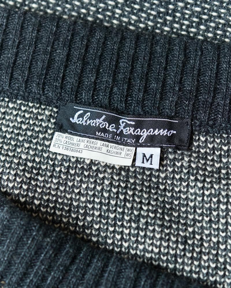 【SIZE:M】Salvatore Ferragamo ニット ロングスカート