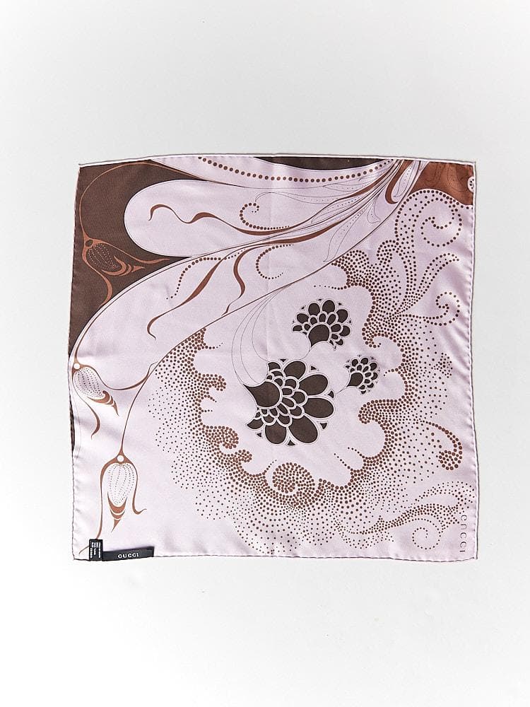 【48cm×48cm】トムフォード期 2001年 GUCCI シルクスカーフ