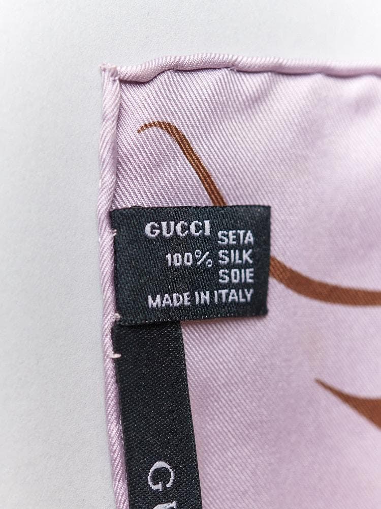 【48cm×48cm】トムフォード期 2001年 GUCCI シルクスカーフ