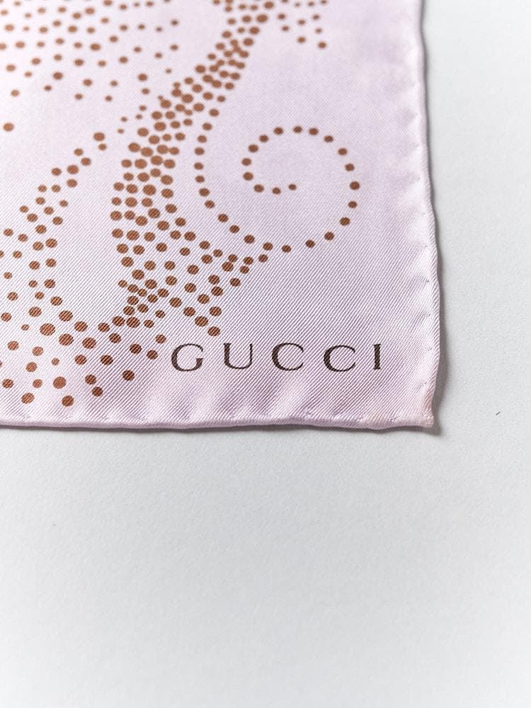 【48cm×48cm】トムフォード期 2001年 GUCCI シルクスカーフ