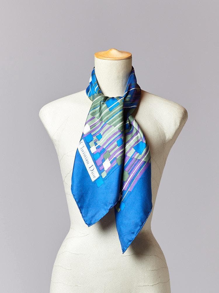 【76cm×76cm】Silk Christian Dior シルクスカーフ