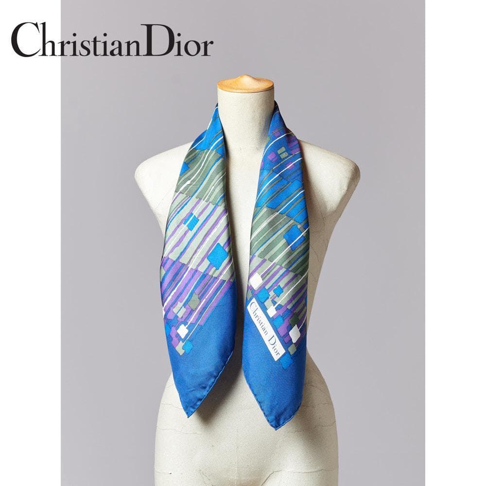 【76cm×76cm】Silk Christian Dior シルクスカーフ