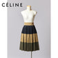 【SIZE:34】CELINE セリーヌ コットンスカート FRANCE