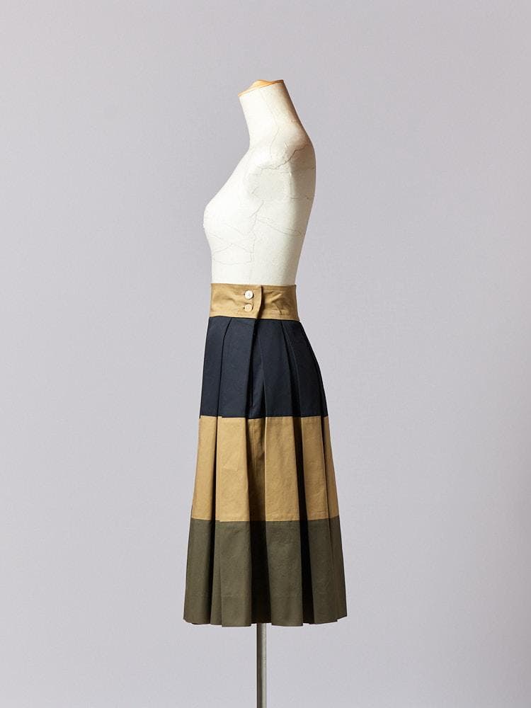 【SIZE:34】CELINE セリーヌ コットンスカート FRANCE