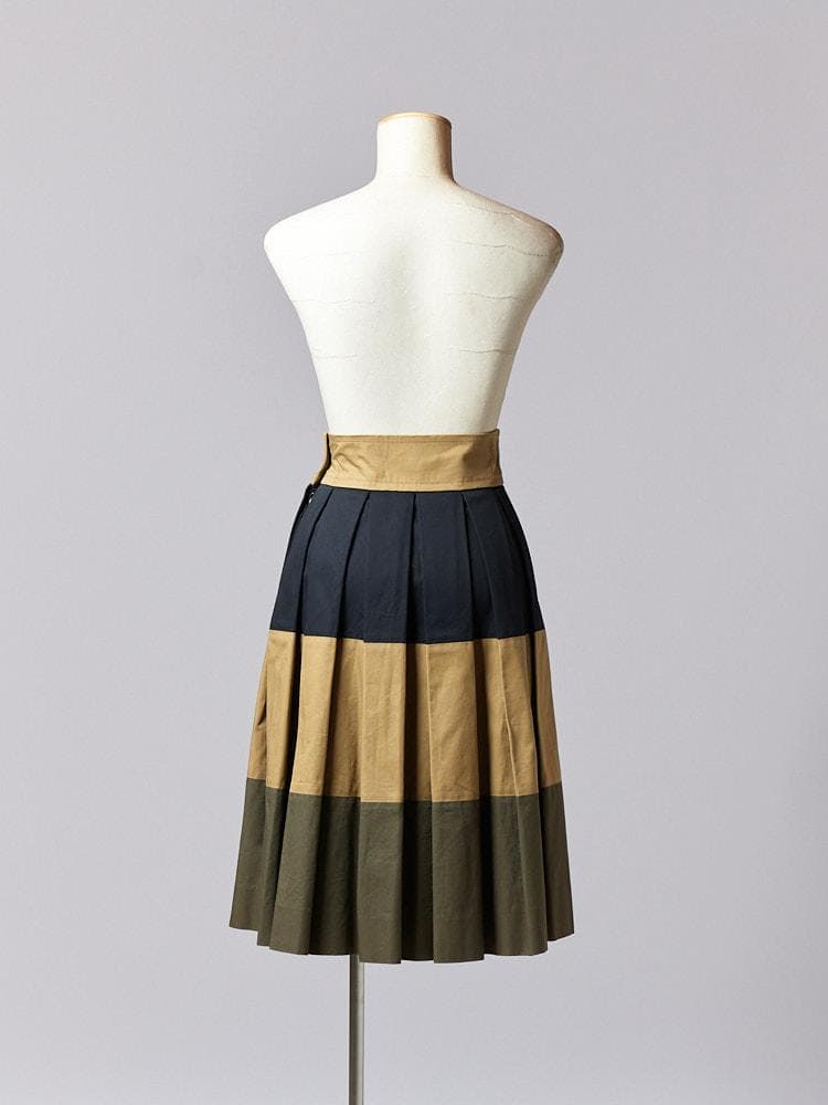 【SIZE:34】CELINE セリーヌ コットンスカート FRANCE