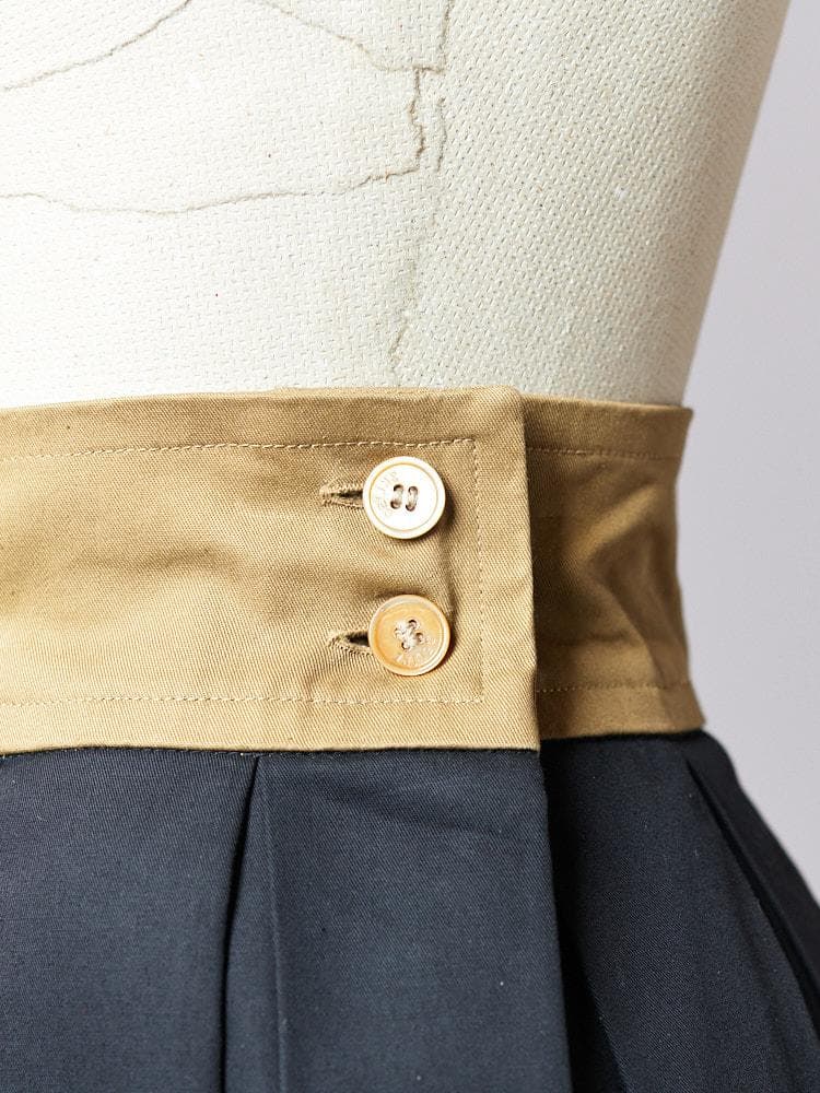 【SIZE:34】CELINE セリーヌ コットンスカート FRANCE