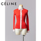 【SIZE:38】CELINE ヴィンテージセリーヌ 長袖シャツ 赤