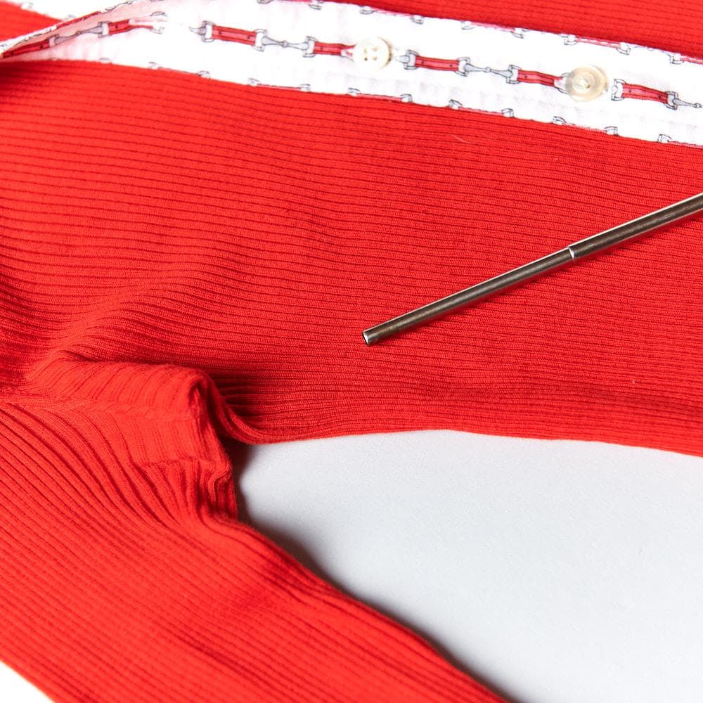 【SIZE:38】CELINE ヴィンテージセリーヌ 長袖シャツ 赤