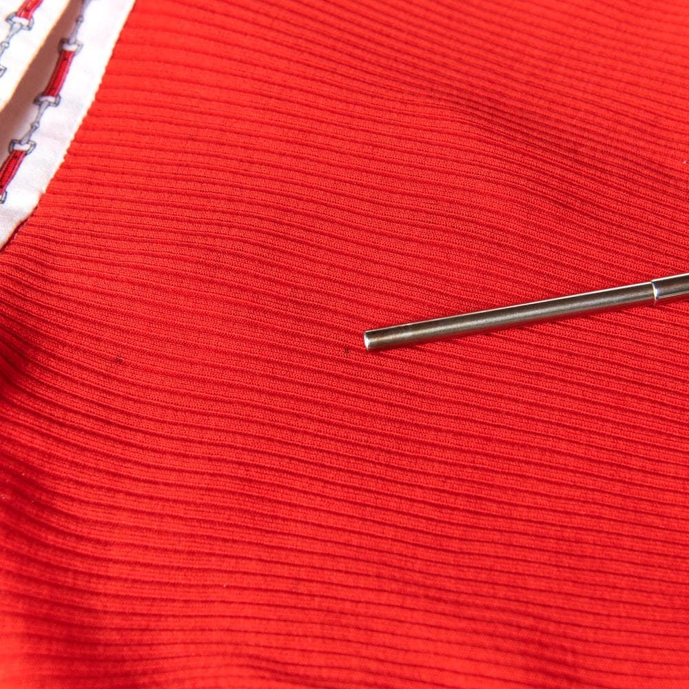 【SIZE:38】CELINE ヴィンテージセリーヌ 長袖シャツ 赤