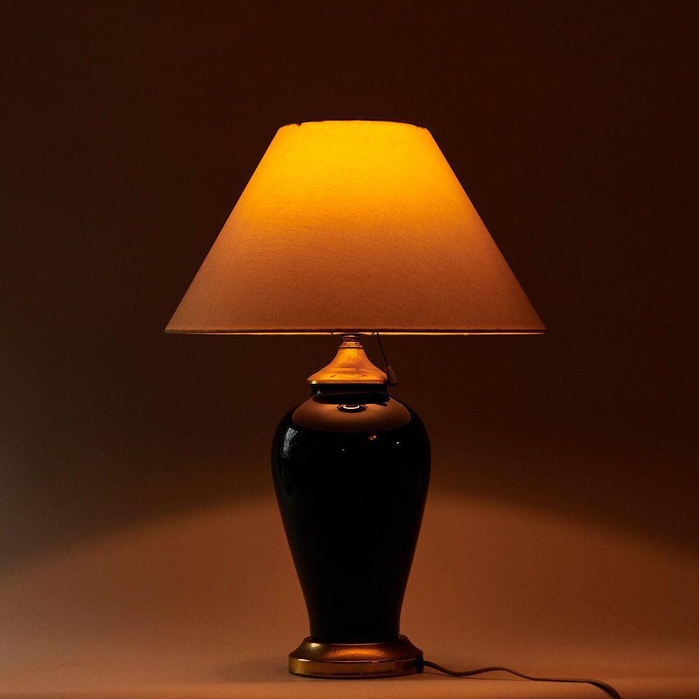 Vintage Ceramic Table Lamp 2灯切替　セラミックシェードランプ ミッドセンチュリー