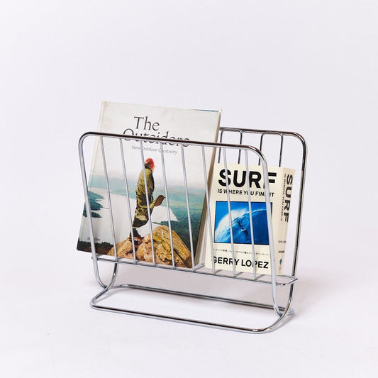 Bookshelves Silver ブックシェルフ　ブックスタンド