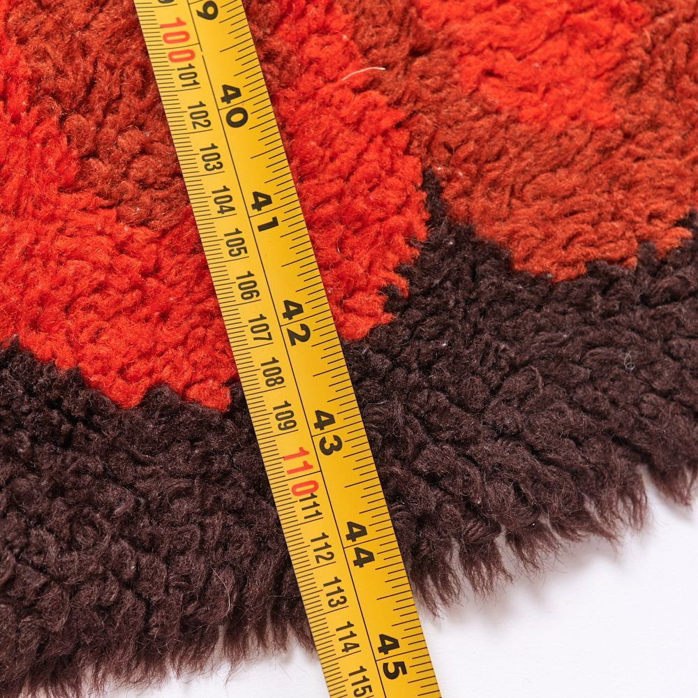 1960's-70's Readicut 'Tenerife' Round Rug　ミッドセンチュリー スペースエイジ　ヴィンテージ ラウンドラグ