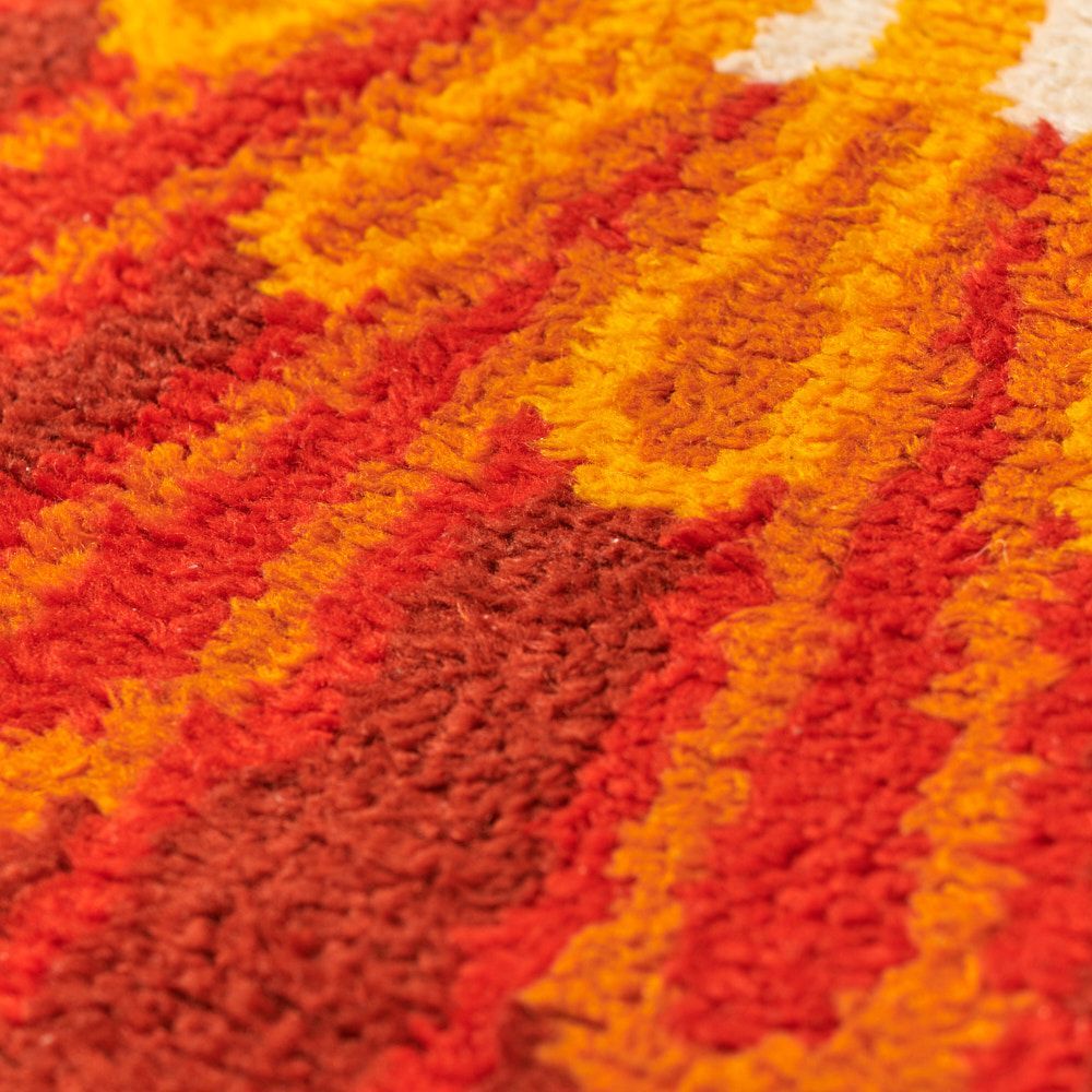 1960's-70's Readicut 'Tenerife' Round Rug　ミッドセンチュリー スペースエイジ　ヴィンテージ ラウンドラグ