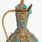 Moroccan turquoise coral object