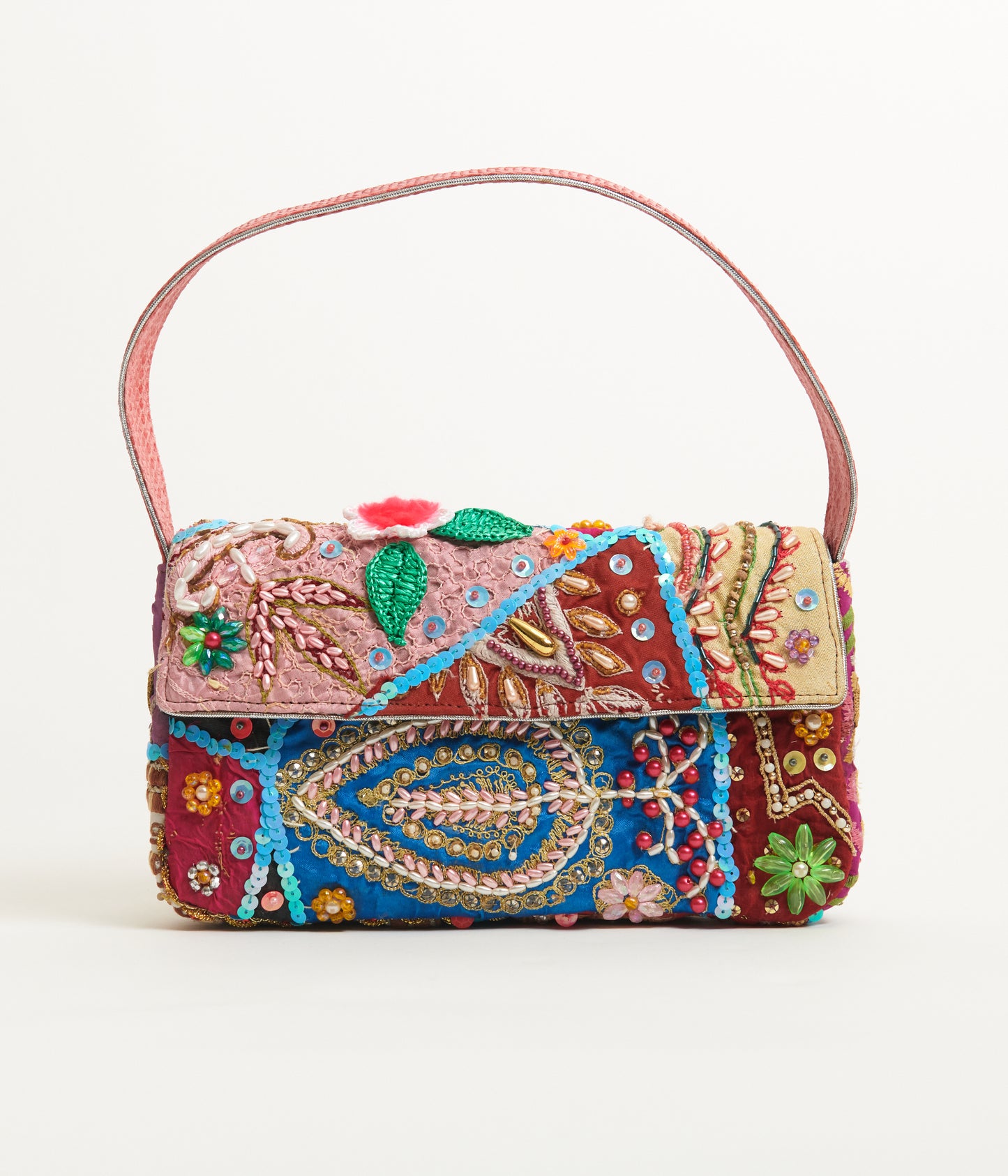 Embroidered Beaded Bag