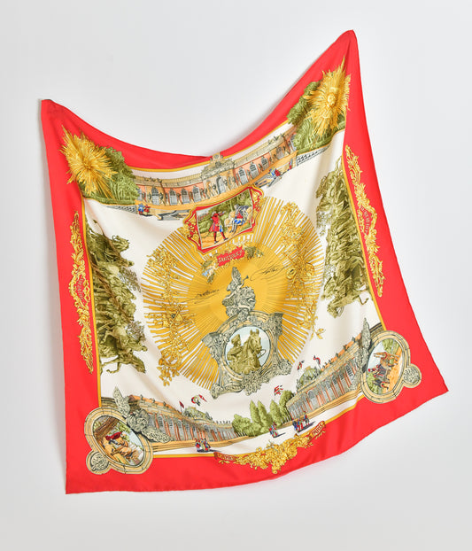 Hermes Scarf "Sanssoucy" by Loic Dubigeon