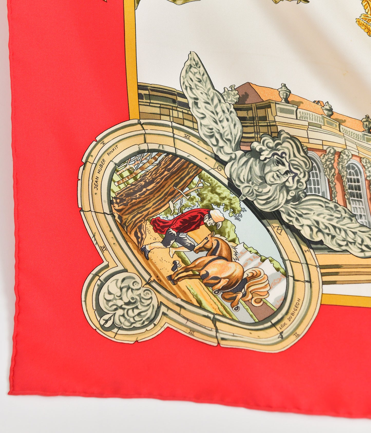 Hermes Scarf "Sanssoucy" by Loic Dubigeon