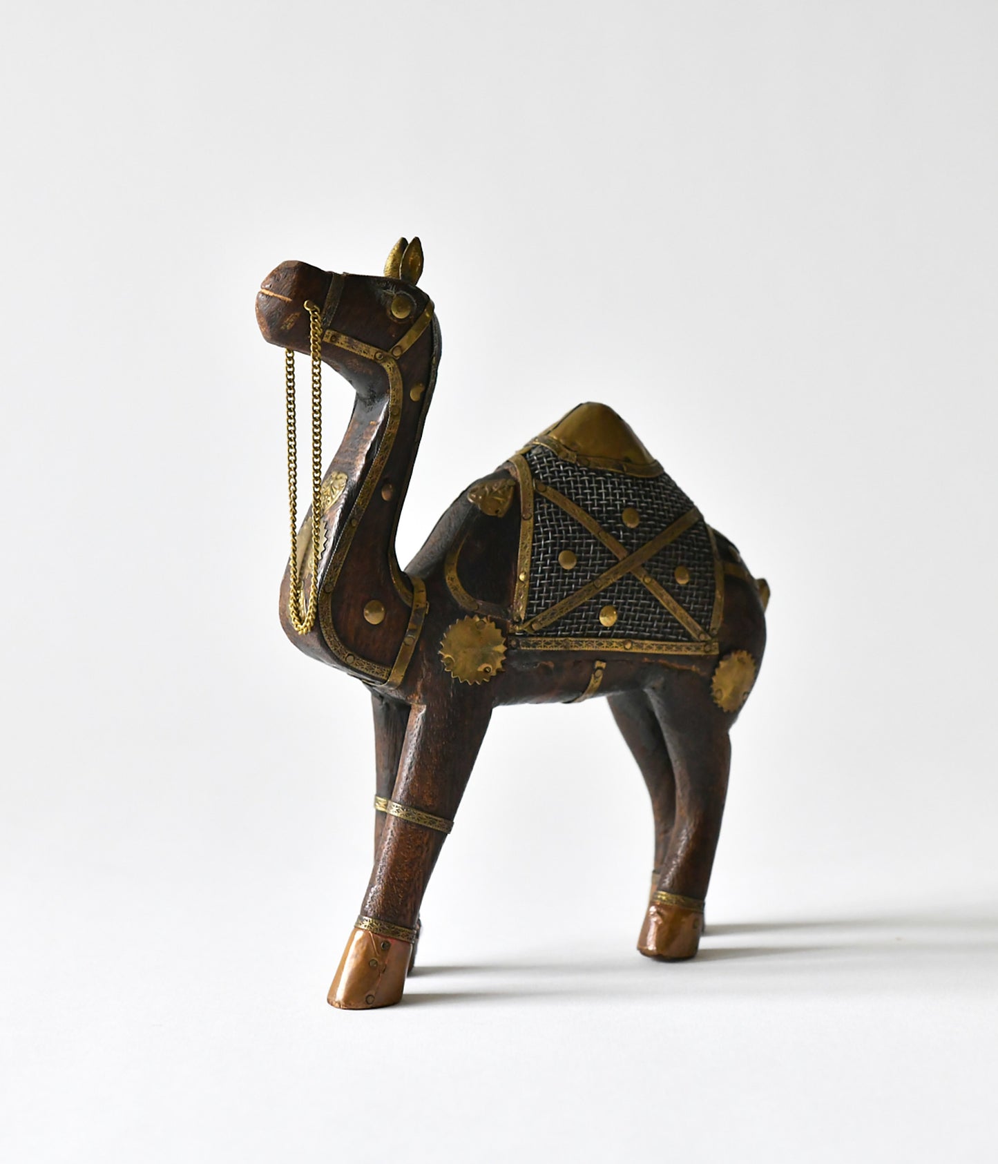 Wooden Camel Figure
