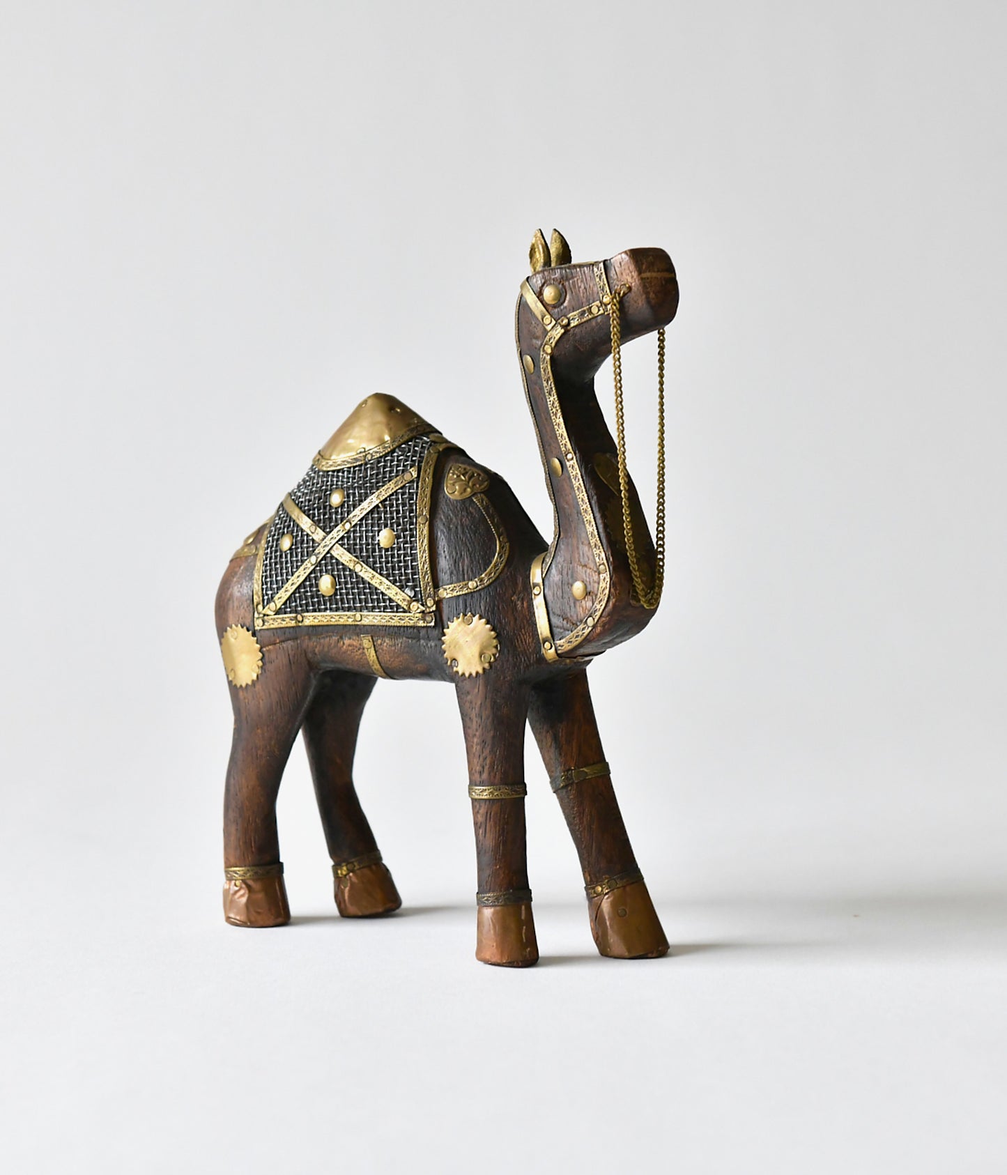 Wooden Camel Figure