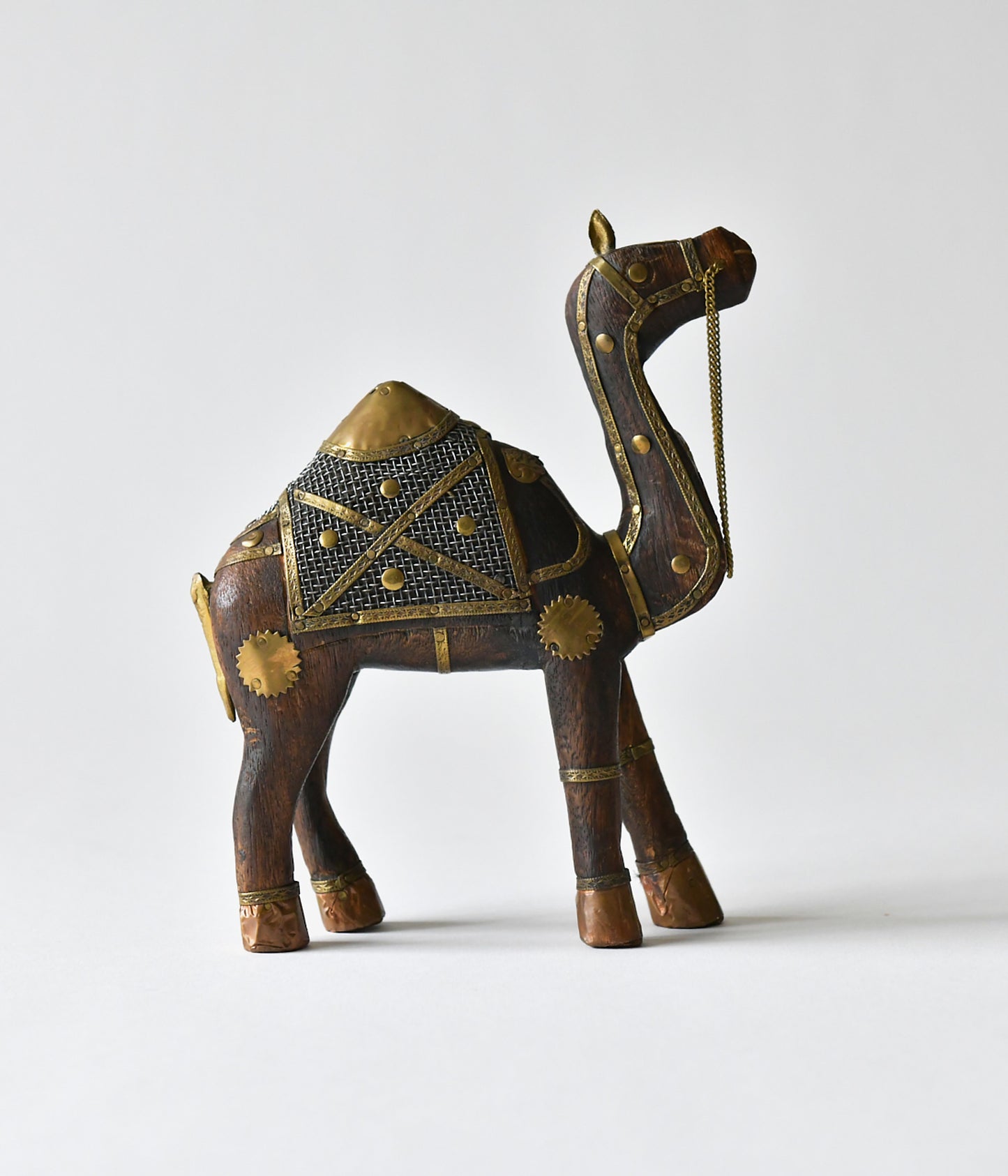 Wooden Camel Figure