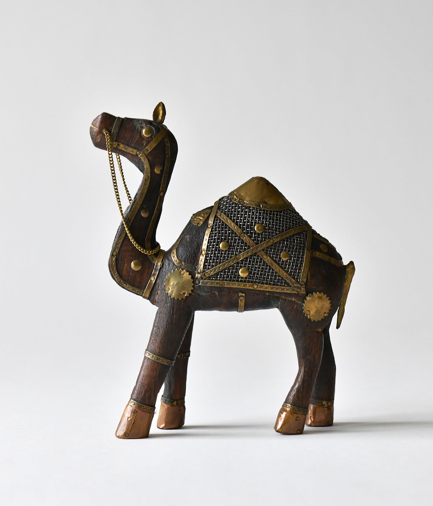 Wooden Camel Figure