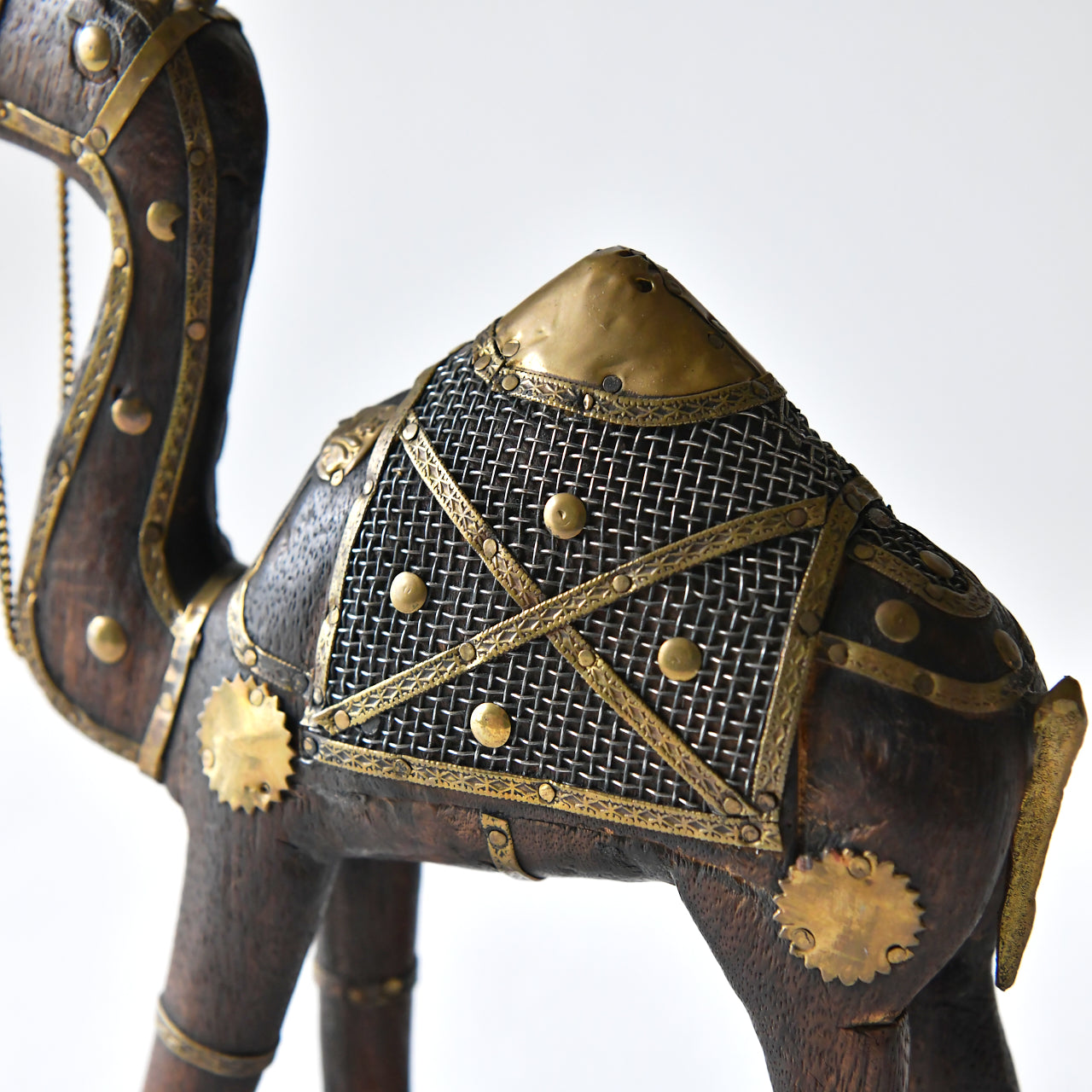 Wooden Camel Figure